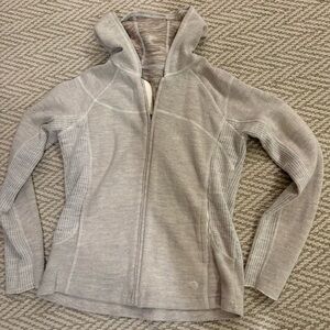 Mountain Hardwear Sarafin full zip hoodie wool blend Large